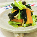 U☆kaoru's cooksnap of when they made 小松菜としめじの海苔煮.