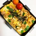 ちなひろ53's cooksnap of when they made 麺つゆで簡単☆親子丼弁当.