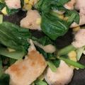 ちやちこ's cooksnap of when they made 鶏むね肉と小松菜とコーンのバター醤油炒め.