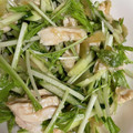 まなぽー。's cooksnap of when they made 簡単♪水菜とささみとザーサイのサラダ.
