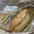 とぅかたろう's cooksnap of when they made 鮭とキノコのバターdeホイル蒸し☆.