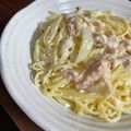 くりもも's cooksnap of when they made 一番簡単★カルボナーラ.
