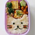ほろぴ's cooksnap of when they made キャラ弁 ネコさん.