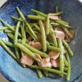 パンコパンダ's cooksnap of when they made 山菜ミズとベーコンのバター醤油炒め.
