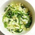 クックGB6431☆'s cooksnap of when they made 火を使わず♪キャベツと青じそのごま和え.