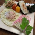 koiko亭's cooksnap of when they made おにぎりで☆和食なワンプレート朝ご飯♪.