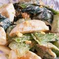 pe_summer☆'s cooksnap of when they made チンゲン菜とゆで卵のオイマヨサラダ.