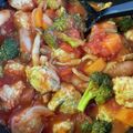 カロリナ★'s cooksnap of when they made レンジで鶏だんごのトマト煮込み.