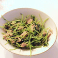 クックUD0U82☆'s cooksnap of when they made 豆苗とツナの塩炒め.