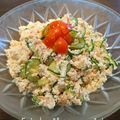37⭐'s cooksnap of when they made 困った時の一品☆豆腐ときゅうり 鰹節合え.