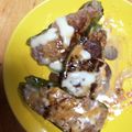 chibi65471's cooksnap of when they made 小麦粉なし☆ピーマンと茄子の肉詰め.