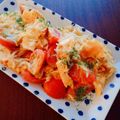 かわゆう1211's cooksnap of when they made 離乳食☆トマトとしらすのチーズオムレツ.