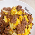 おミソミソ's cooksnap of when they made 牛肉と長ねぎと卵のすき炒め.