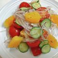 あんまかろん☆'s cooksnap of when they made 赤玉ねぎ、オレンジとトマトのサラダ.
