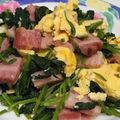 なななな♡MaMa's cooksnap of when they made 超簡単☆ほうれん草、ベーコン、卵の炒め物.