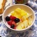 ☆あいちゃん's cooksnap of when they made 冷凍ベリー パイン キウイ蜂蜜ヨーグルト.