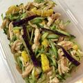 しげその's cooksnap of when they made 茄子と鶏肉の中華サラダ♥レンジで簡単☆.