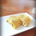 inyako's cooksnap of when they made お弁当に。塩こんぶ入り卵焼き。.