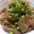 kaori238's cooksnap of when they made 豚こまde簡単コッテリどて焼き風♪　.