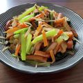 まなぽー。's cooksnap of when they made 簡単！給食の味！小松菜と薩摩揚げの炒め煮.