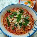 うたかた。's cooksnap of when they made 簡単☆チキンラーメンで太陽のトマト麺風♪.