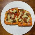 Nilmini's cooksnap of when they made 10分でトーストピザ♪.
