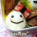 LeoRyu's cooksnap of when they made お弁当に！かにかまのリボン.