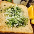 choco831's cooksnap of when they made 青のり香る♫しらすバタートースト.