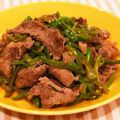 Aloha☆★'s cooksnap of when they made 牛肉のバターポン酢炒め.