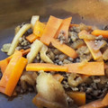 Kagehira's cooksnap of when they made 大根のきんぴら風ひき肉炒め.