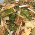 いさみょば's cooksnap of when they made 簡単副菜☆キムチと水菜とキュウリのサラダ.