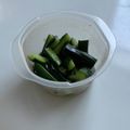もりりんの森のちこ's cooksnap of when they made 【即席おつまみ】塩たたききゅうり.
