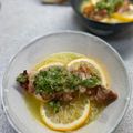 bellemax's cooksnap of when they made ネギ塩炙り鶏とオリーブ檸檬の冷やし麺.