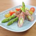 Yukiまむ's cooksnap of when they made 余った餃子餡で！アスパラつくね☆.