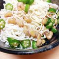 hitomi♪＊'s cooksnap of when they made ねばねばそーめん.