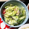 クッキン坊主's cooksnap of when they made きゅうり･レタス･トマトのツナマヨサラダ.