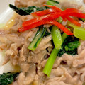 ♪えりりん♪'s cooksnap of when they made 豚肉と小松菜のオイスターソース炒め.