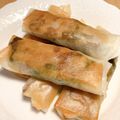 ベーカー's cooksnap of when they made 簡単激ウマ！こまぎれ牛肉とニラ春巻.
