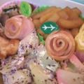 みや☆なな's cooksnap of when they made 簡単お弁当♡ハムでクルクルローズ(薔薇).