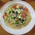 i_yokan's cooksnap of when they made 夏野菜の冷製パスタ 簡単 美味しい.