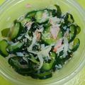 ワッシー岡's cooksnap of when they made 簡単！ワカメきゅうりカニカマの酢の物♪.