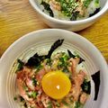 2880naaao's cooksnap of when they made たまごがとろ〜りネギトロ丼.