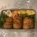 りっさぽんぽん's cooksnap of when they made 焼肉のタレで！肉巻きおにぎり.