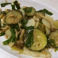 きらり流れ星's cooksnap of when they made ツナとズッキーニのネギ炒め！.