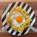 はるちなあき's cooksnap of when they made 忙しい朝にも♪巣ごもり卵トースト☆.