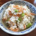 もちまる♡'s cooksnap of when they made そら豆と桜えびの炊き込みご飯.
