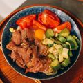 Yui_Tokari's cooksnap of when they made 疲労回復♪「黒酢冷やし中華のタレ」.