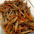 ビビ♡'s cooksnap of when they made うちの きんぴらごぼう.
