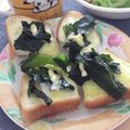 フジぽん's cooksnap of when they made わかめトースト.