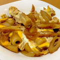 yuka119's cooksnap of when they made ちくわと玉ねぎの卵とじ.